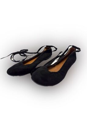 🌟 BC Footwear "Have A Heart" Lace-Up Ballet Flats 🌟 Size 8.5